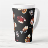 Maar eerst koffie latte mok (Rechterhoek)