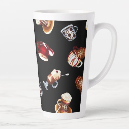 Maar eerst koffie latte mok (Rechts)