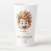 Maar .. eerst Koffie  Latte Mok (Voorkant)