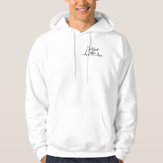 Maar Eerst Koffie Liefhebber Hoodie (Voorkant)