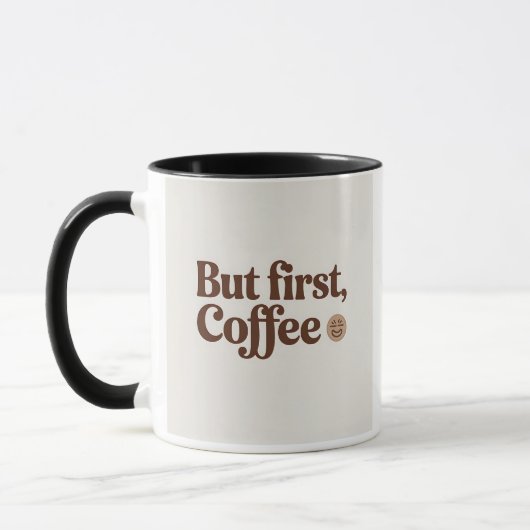 Maar eerst koffie mok (Links)
