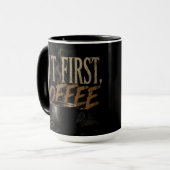 Maar eerst koffie mok (Voorkant links)