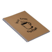 Maar eerst, koffie notitieboek (Rechterzijde)