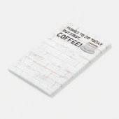 Maar eerst koffie post-it® notes (Schuin)
