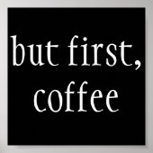 maar eerst koffie poster (Voorkant)