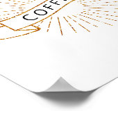 Maar eerst, koffie poster (Hoek)