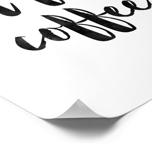 Maar eerst koffie poster (Hoek)