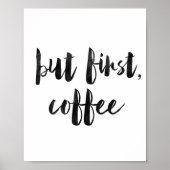 Maar eerst koffie poster (Voorkant)