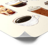 'Maar eerst koffie'-Poster Poster (Hoek)