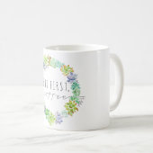 Maar eerst koffie | Sappige krans Koffiemok (Voorkant rechts)