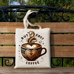 Maar Eerst Koffie – Swirl & Sparkle Tote Bag