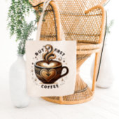 Maar eerst koffie – Swirl & Sparkle Tote Bag