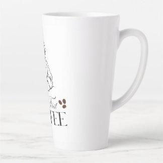 Maar eerst koffie Witte Grote 17 oz Latte Mok
