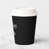 Maar eerst koffie zwart papieren bekers (Links)