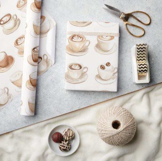 Maar Eerst, Koffiekopjes Cadeaupapier (Crafts)