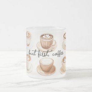 Maar Eerst, Koffiekopjes Matglas Koffiemok