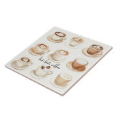Maar Eerst, Koffiekopjes Tegeltje (Zijkant)