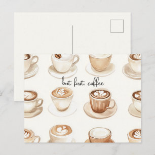 Maar Eerst, Koffiekoppen Briefkaart