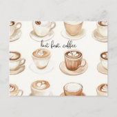 Maar Eerst, Koffiekoppen Briefkaart (Voorkant)