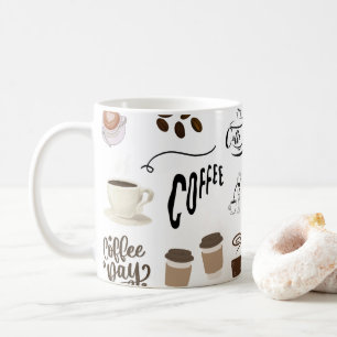 Maar eerst, koffiemok Grappige koffie-liefhebber