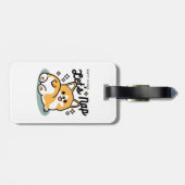 Maar eerst, laten we dutten - Schattigee Corgi But Bagagelabel (Achterkant horizontaal)