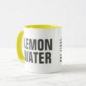 Maar eerst, Lemon Water Mok (Voorkant links)