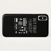 Maar Eerst Make-up Case-Mate iPhone Case (Achterkant (horizontaal))