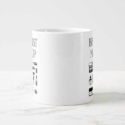 Maar eerst Makeup Grote Koffiekop (Voorkant)