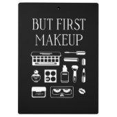 Maar eerst Makeup Klembord (Achterkant)