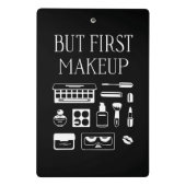 Maar eerst Makeup Mini Klembord (Achterkant)