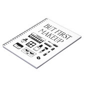 Maar eerst Makeup Notitieboek (Linkerzijde)