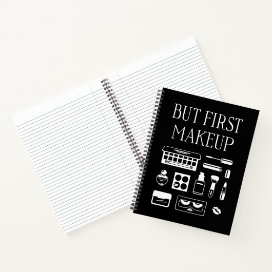 Maar eerst Makeup Notitieboek (Binnen)