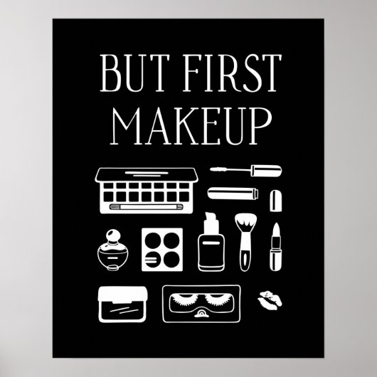 Maar eerst Makeup Poster (Voorkant)