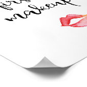 Maar eerst Makeup Poster (Hoek)