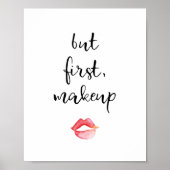 Maar eerst Makeup Poster (Voorkant)