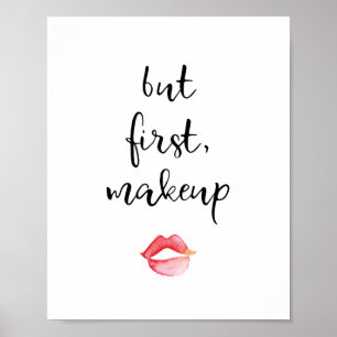 Maar eerst Makeup Poster