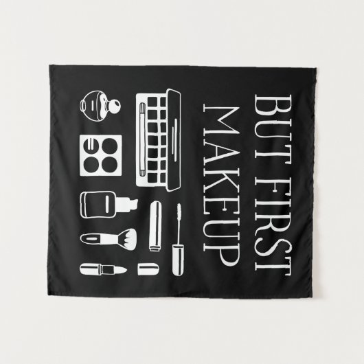 Maar eerst Makeup Wandkleed (Voorkant (horizontaal))