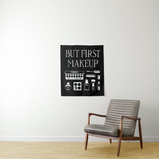 Maar eerst Makeup Wandkleed (In situ)