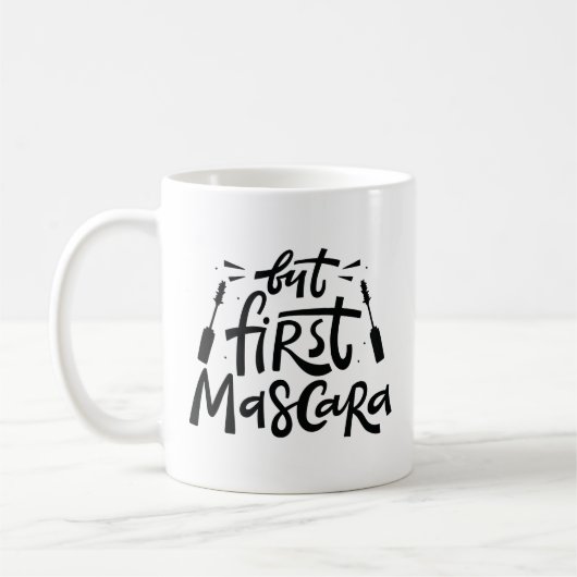 Maar Eerst Mascara Koffiemok (Links)