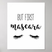 Maar eerst mascara poster (Voorkant)