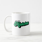 Maar eerst Matcha Retro Style-Mok Koffiemok (Links)