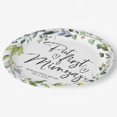 Maar Eerst Mimosas Bruidsfeestje Papieren Bordje (Gekanteld)