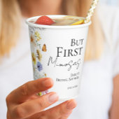 Maar eerst mimosas | Wildflower Boho Vrijgezellenf Papieren Bekers