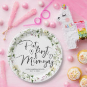 Maar eerst Mimosas Wildflower Vrijgezellenfeest Papieren Bordje (Feest)