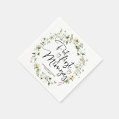 Maar eerst Mimosas Wildflower Vrijgezellenfeest Servet (Hoek)