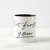 Maar eerst minimaliseert u de aangepaste achtergro tweekleurige koffiemok (Center)