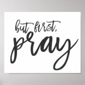 Maar eerst, Pray Poster (Voorkant)