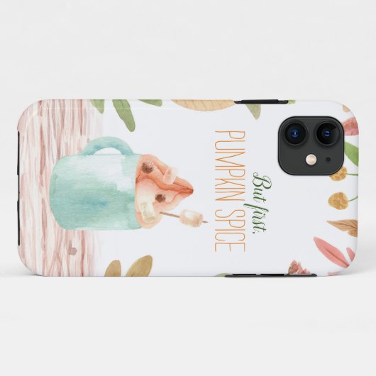Maar eerst, Pumpkin Spice Phone Case (Achterkant (horizontaal))