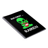 Maar eerst Ramen fun Alien Notitieboek (Rechterzijde)