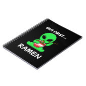 Maar eerst Ramen fun Alien Notitieboek (Linkerzijde)